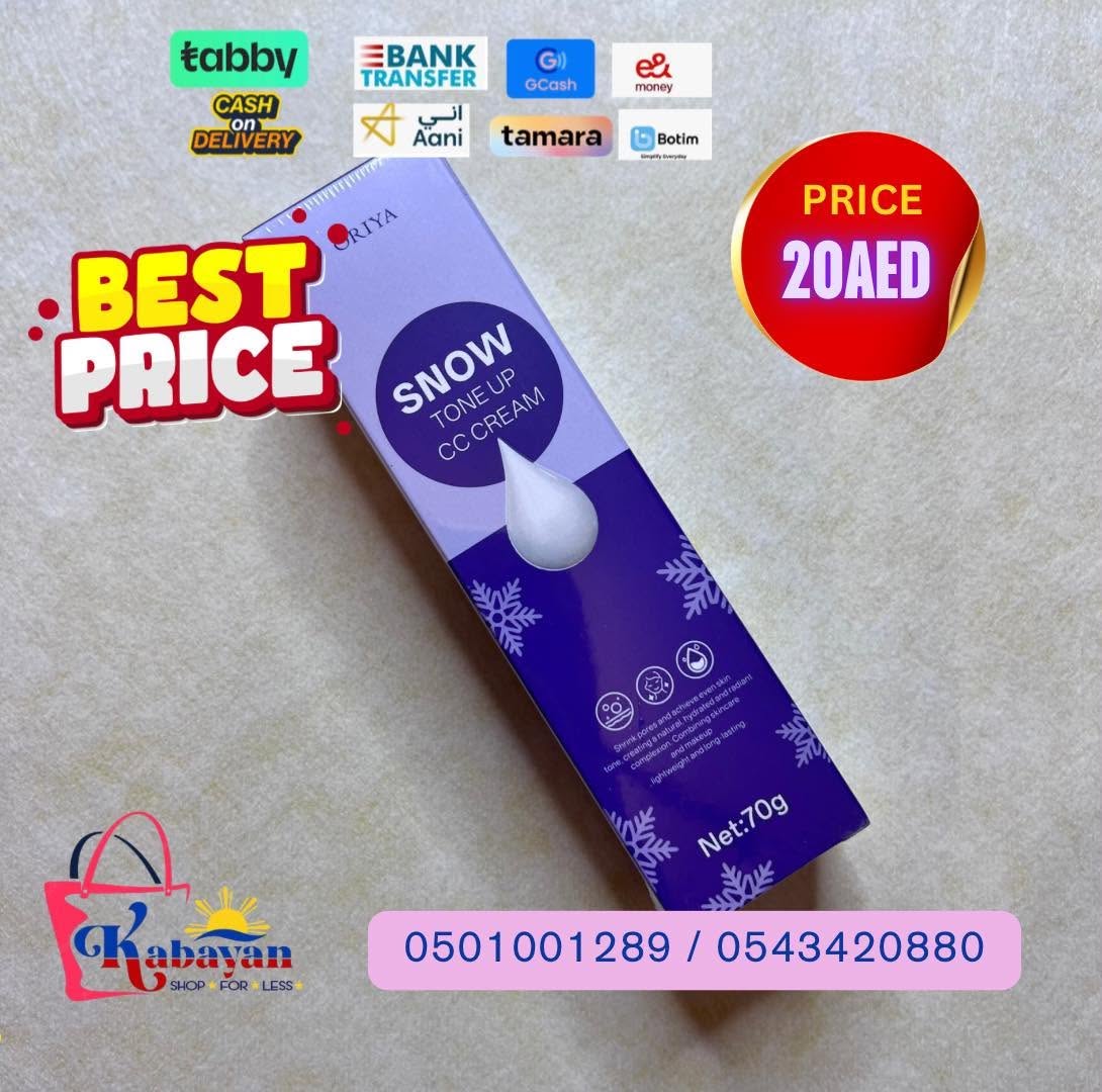 ORIYA SNOW TONE UP CC CREAM  WHITE