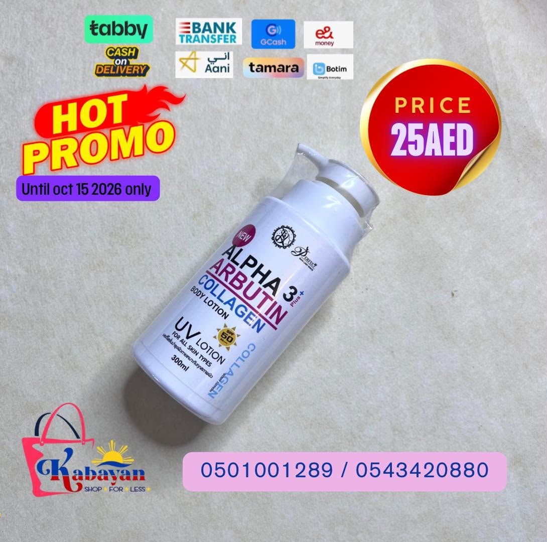 PERFECT ALPHA 3PLUS ARBUTIN COLLAGEN BODY LOTION UV