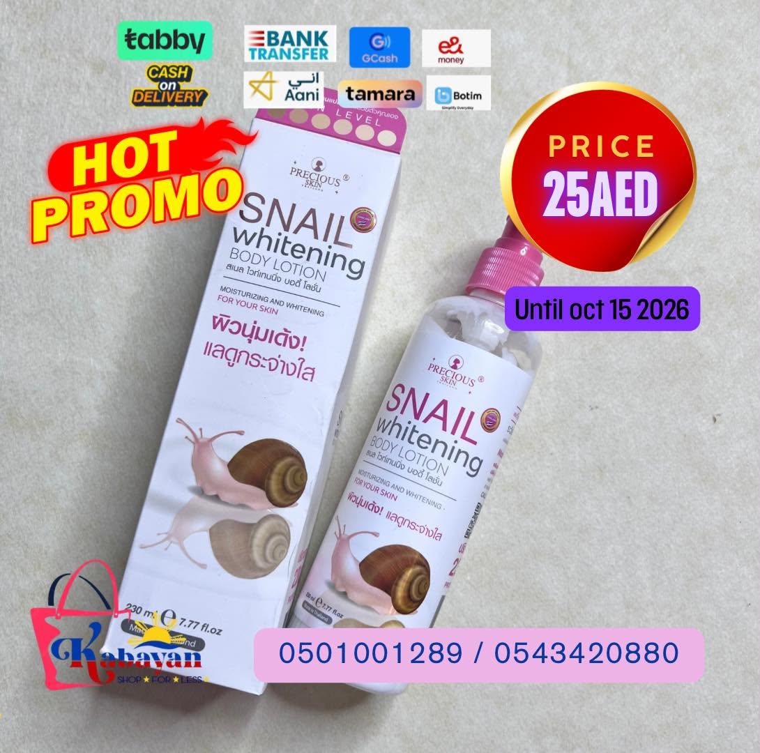 PRECIOUS SKIN SNAIL WHITENING BODY LOTION