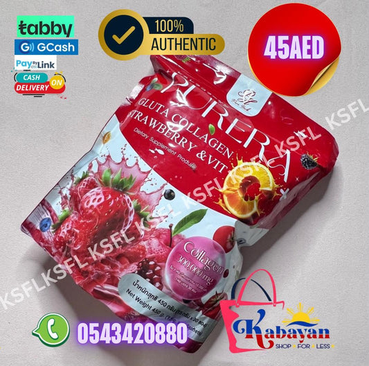 PURERA GLUTA COLLAGEN STRAWBERRY & VIT