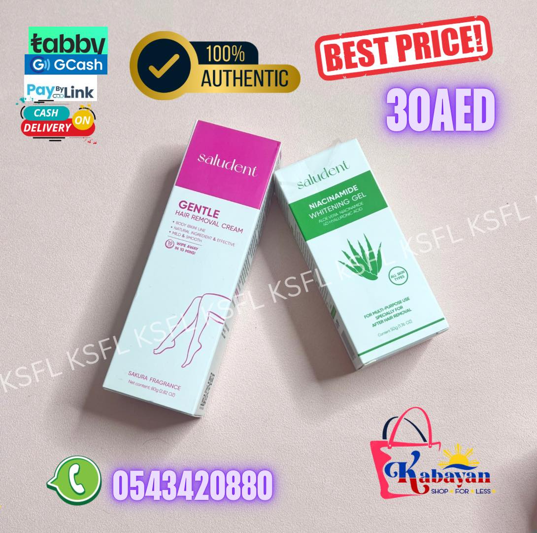 SALUDENT REMOVAL CREAM + WHITENING GEL