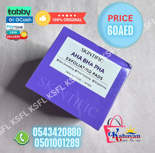 SKINTIFIC AHA BHA PHA EXFOLIATING PADS