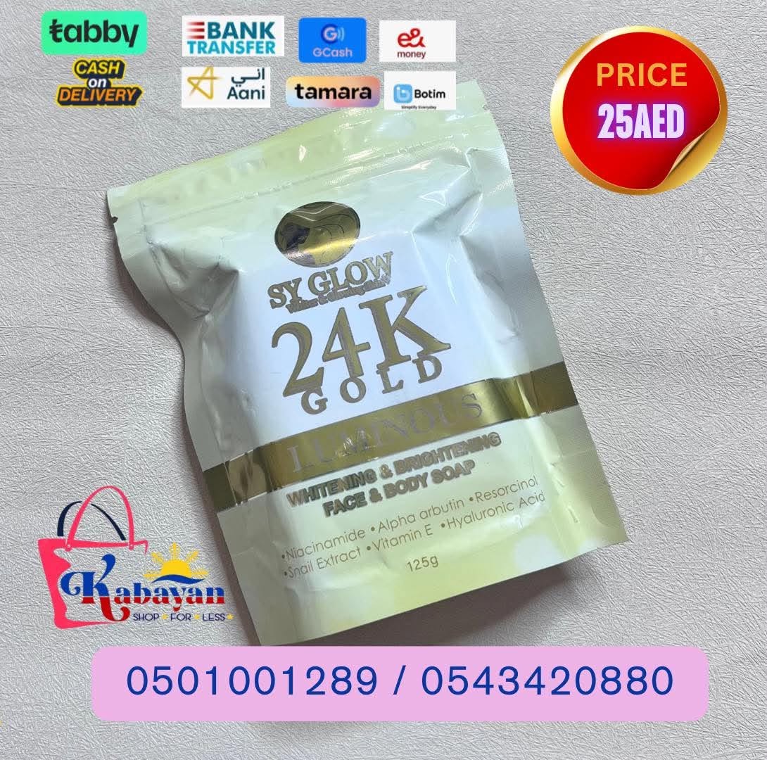 SY GLOW 24K GOLD FACE & BODY SOAP