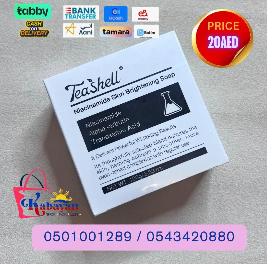 TEASHELL NIACINAMIDE SKIN BRIGHTENING SOAP