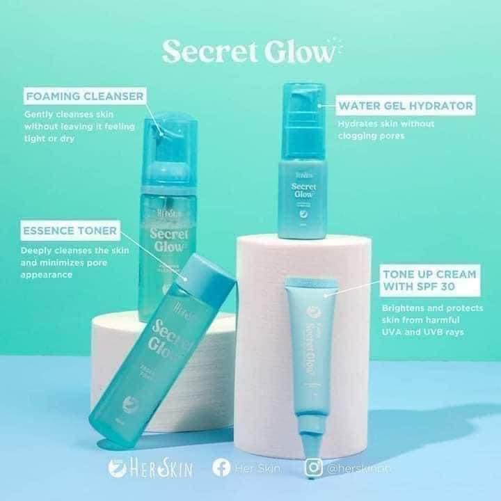 Her Skin - Secret Glow 4-in-1 Skincare set